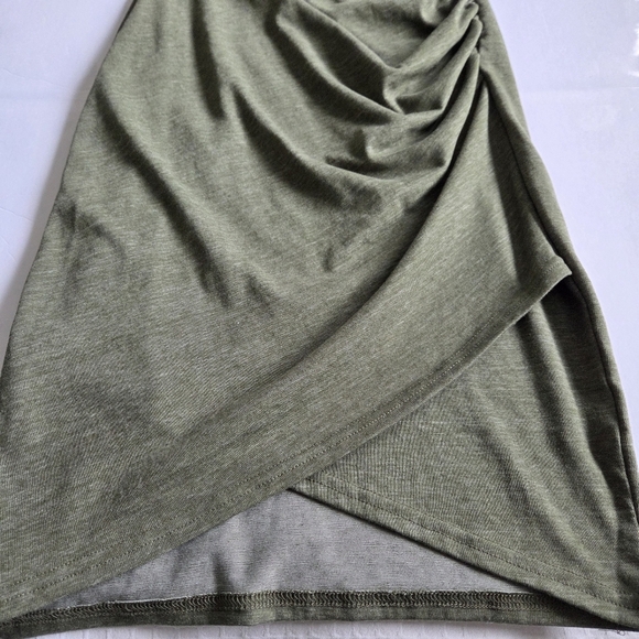 Tresure & Bond Olive Green Sleeveless Dress - Picture 6 of 8